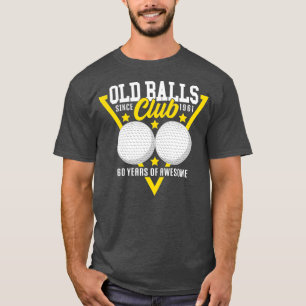 T-shirt 60e anniversaire I 1961 Old Balls Club I Sport Gol