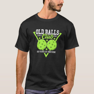 T-shirt 60E Anniversaire I Old Balls Club I Pickleball Bal