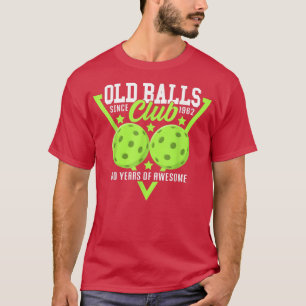 T-shirt 60e anniversaire I Old Balls Club I Pickleball Bal