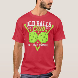 T-shirt 60e anniversaire I Old Balls Club I Pickleball Bal