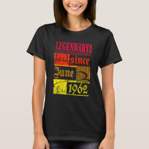 T-shirt 60e anniversaire légendaire depuis juin 1962 Vinta