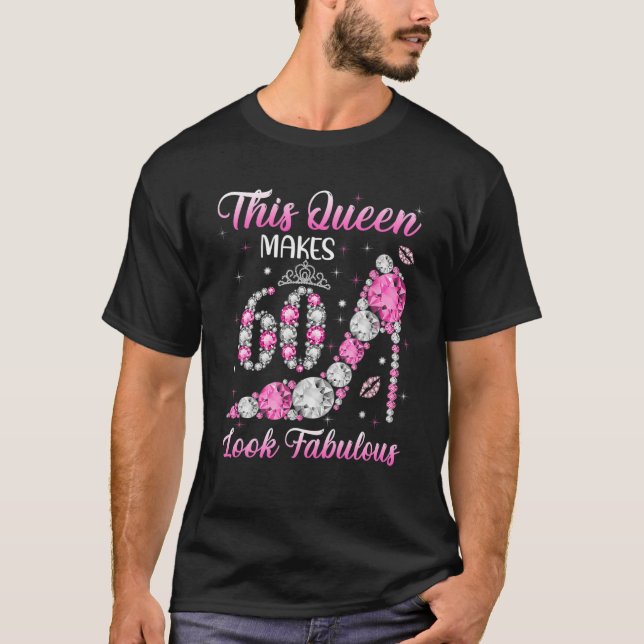 T-shirt 60E Anniversaire S Pour Femmes Reines 1962 Diamant (Devant)