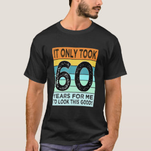 T-shirt 60e anniversaire T pour hommes femmes à 60 ans