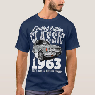 T-shirt 60e anniversaire Vintage Classic Car 1963 Annivers