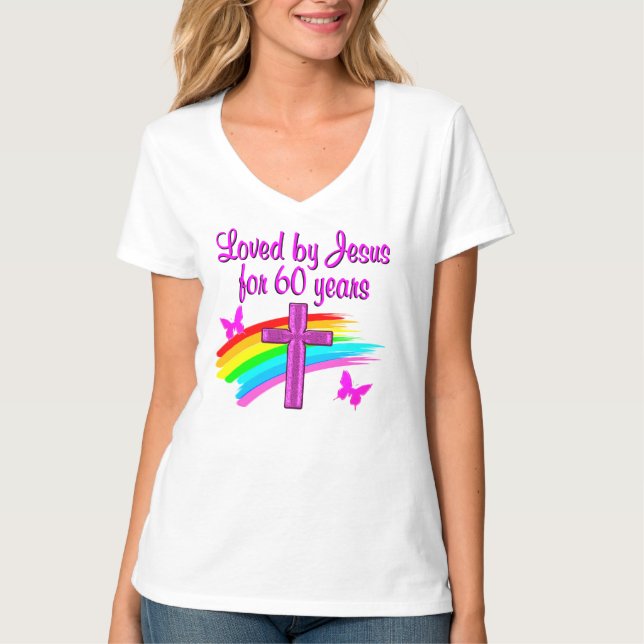 T-shirt 60e DIEU AMOUREUX (Devant)
