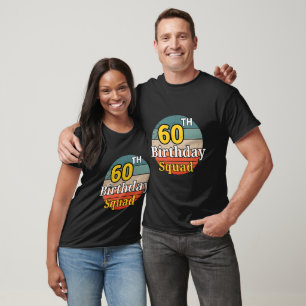 T-shirt 60e Escouade d'anniversaire