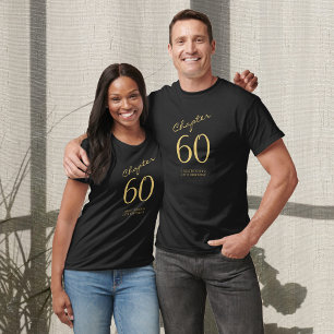 T-shirt 60E fête d'anniversaire