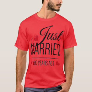 T-shirt 60ème anniversaire de Mariage - Marié 60 ans