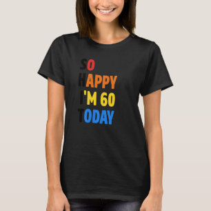 T-shirt 60ème Anniversaire Drôle Pour Femmes Décoration Fê