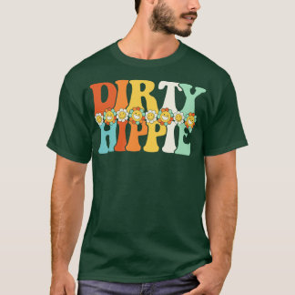 T-shirt 60s et les années 70 Hippie Hippie Retro Vintage H