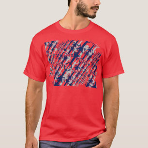 T-shirt 60s et style les années 70 Axolotl Diagonal Line M