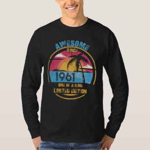 T-shirt 61 ans Awesome depuis 1961 61e anniversaire
