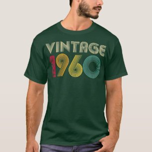 T-shirt 61e anniversaire Cadeau Vintage 1960 61 ans Homme