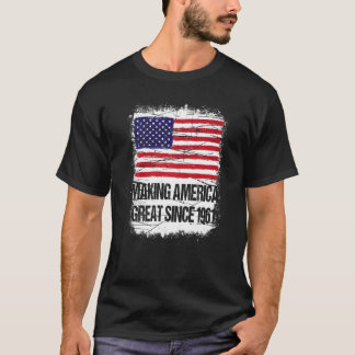 T-shirt 61e anniversaire de la grandeur de l'Amérique depu