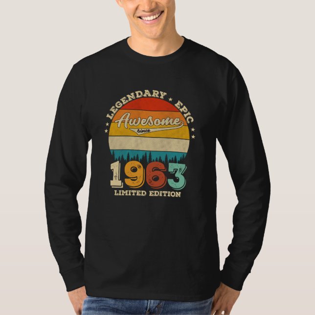 T-shirt 62 ans Anniversaire 1963 merveilleux 62e anniversa (Devant)