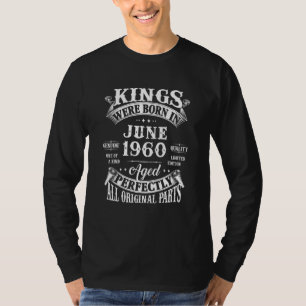 T-shirt 62e Anniversaire Légendes Né En Juin 1960 62 Ans