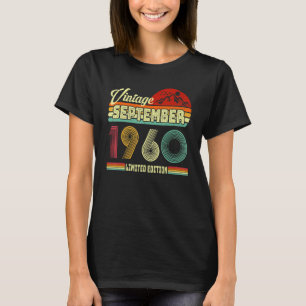 T-shirt 62ème anniversaire vintage stupéfiant depuis septe