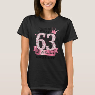T-shirt 63 and Fabulous I Pink White Party Group Candid Ph