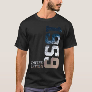 T-shirt 63 ans 63e anniversaire 1959