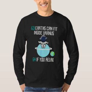 T-shirt 63 Terres Peuvent S'Adapter À L'Espace Astronomiqu