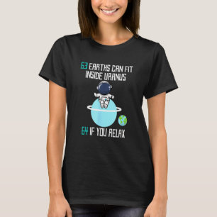 T-shirt 63 Terres Peuvent S'Adapter À L'Espace Astronomiqu