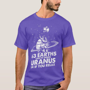 T-shirt 63 Terres peuvent s'adapter à l'intérieur d'Uranus