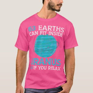 T-shirt 63 Terres Peuvent S'Adapter À Uranus 64 Si Vous Vo