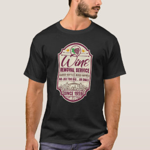 T-shirt 63e Anniversaire I Décanteur de vin Étiquette I Él