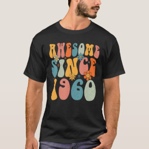 T-shirt 63e anniversaire stupéfiant depuis 1960 63 ans rét