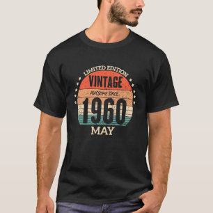 T-shirt 63e anniversaire stupéfiant depuis mai 1960 63 ans