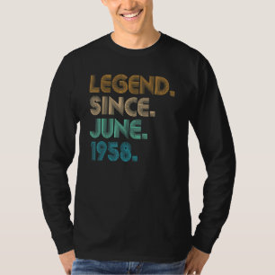 T-shirt 64 Ancienne légende depuis juin 1958 64ème Anniver