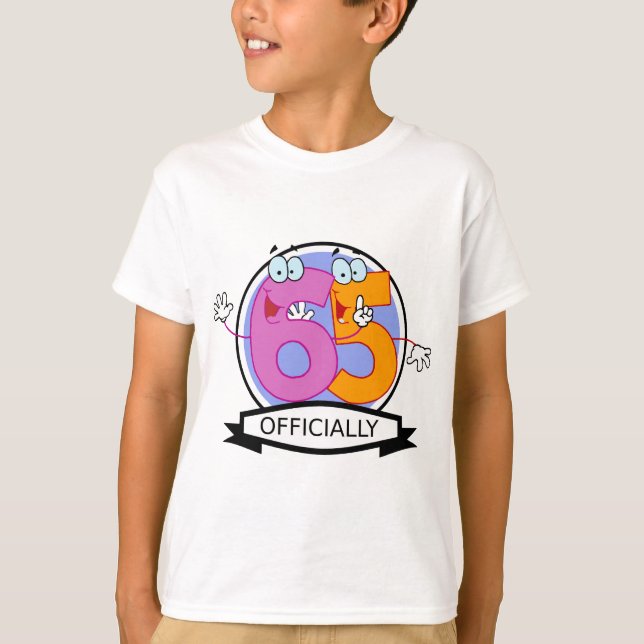 T-shirt 65 Anniversaire officiel (Devant)
