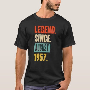 T-shirt 65 ans de légende depuis août 1957 65e anniversair