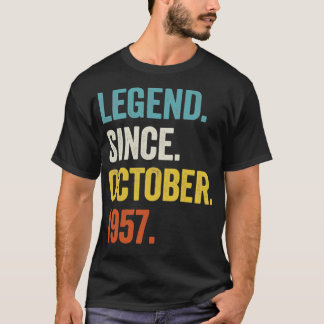 T-shirt 65 ans de légende depuis octobre 1957 65e annivers