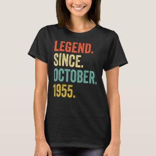 T-shirt 65 Ans Légende Vintage depuis Octobre 1955 65t