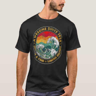 T-shirt 65 Ans Vintage stupéfiant depuis 1958