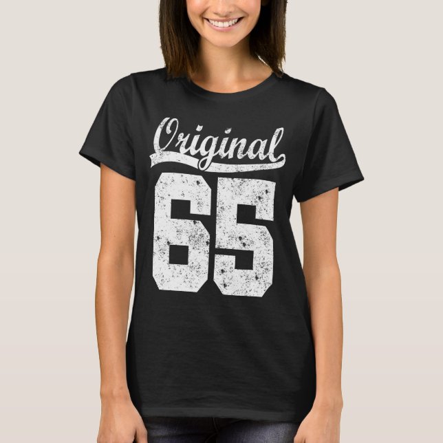 T-shirt 65 born gift  (Devant)