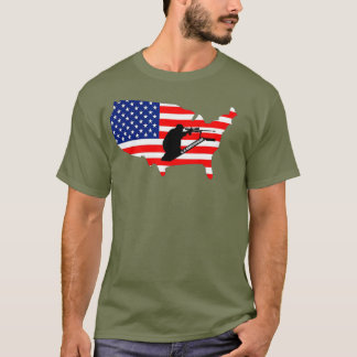 T-shirt 65 Creedmoor American Flag 2A perche de tir LRP