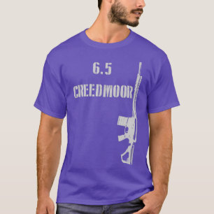 T-shirt 65 Creedmoor AR10 Rifle Long Range 2A Shooting