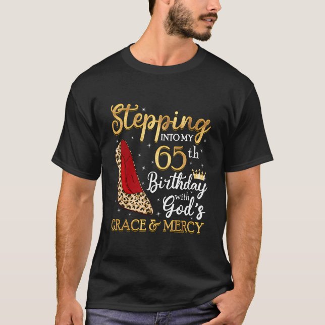 T-shirt 65 marches dans mon 65ème (Devant)