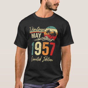 T-shirt 65 Year Old Vintage May 1957 65th Birthday