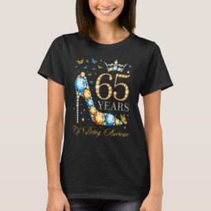 T-shirt 65e anniversaire 65 ans d'être stupéfiant 65 ans O