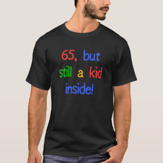 T-shirt 65e anniversaire cadeaux de sac