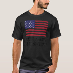 T-shirt 65e anniversaire de la grandeur de l'Amérique depu