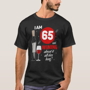 T-shirt 65e Anniversaire Décorations Pour Femmes Hommes Vi