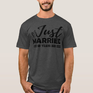 T-shirt 65e anniversaire du Mariage 65 ans
