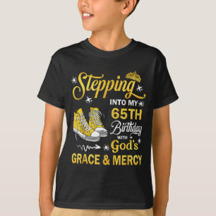 T-shirt 65e anniversaire grâce et miséricorde chrétien bén