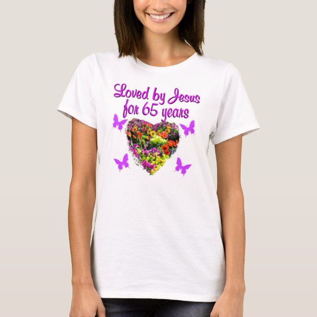 T-SHIRT 65E ANNIVERSAIRE RELIGIEUX (Devant)