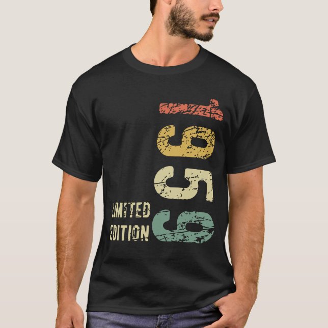T-shirt 65e cadeau d'anniversaire 1959 Edition limitée 65  (Devant)