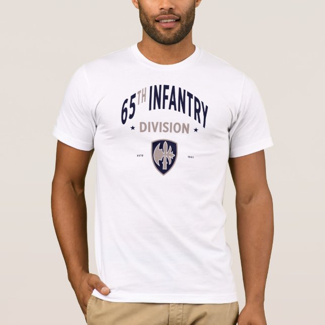 T-shirt 65e division d'infanterie - US Military (Devant)
